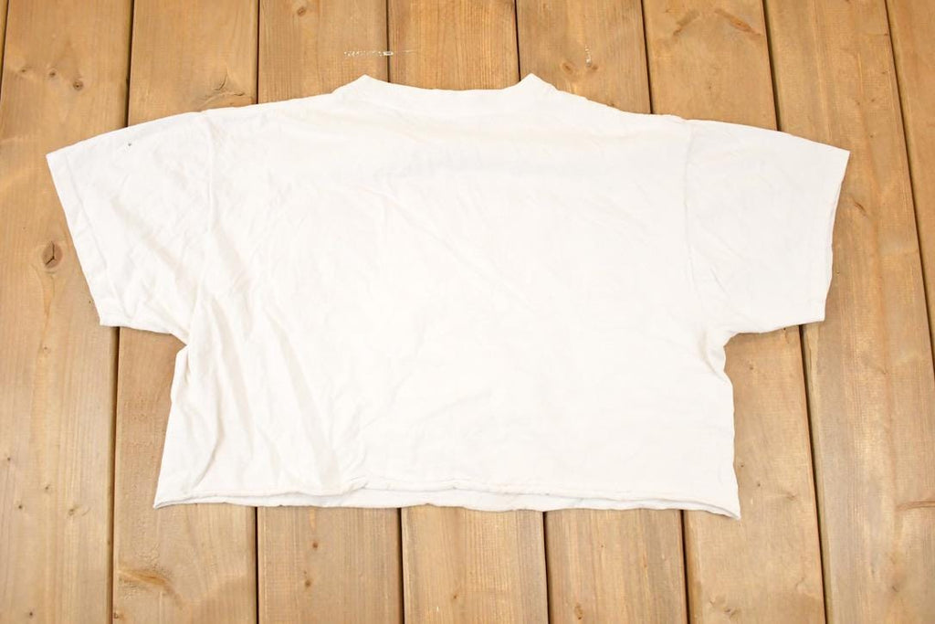 Vintage 1990s Harvard Veritas Collegiate T-Shirt Women's XL Cropped