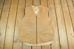 Vintage 1980s Carhartt Sherpa Lined Vest Jacket Mens Large Tall