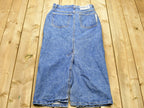 Vintage 1990s Enuf International Women's Jean Skirt Size 11