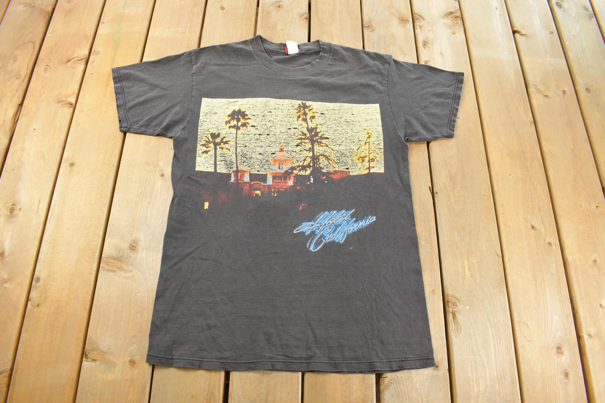 Vintage 1994 Eagles Hotel California Hell Freezes Over Tour Band T-Shirt Men's XL