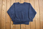 Vintage 1980s Champion Reverse Weave Warmup Virginia Tech Collegiate Crewneck