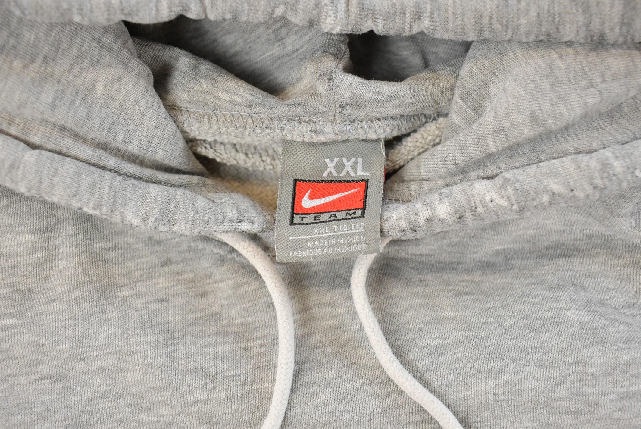 Vintage Y2K University of Illinois Nike Middle Swoosh Hoodie Sweatshirt Men's 2XL / Swoosh Logo / Collegiate / 2000s Nike Sweater