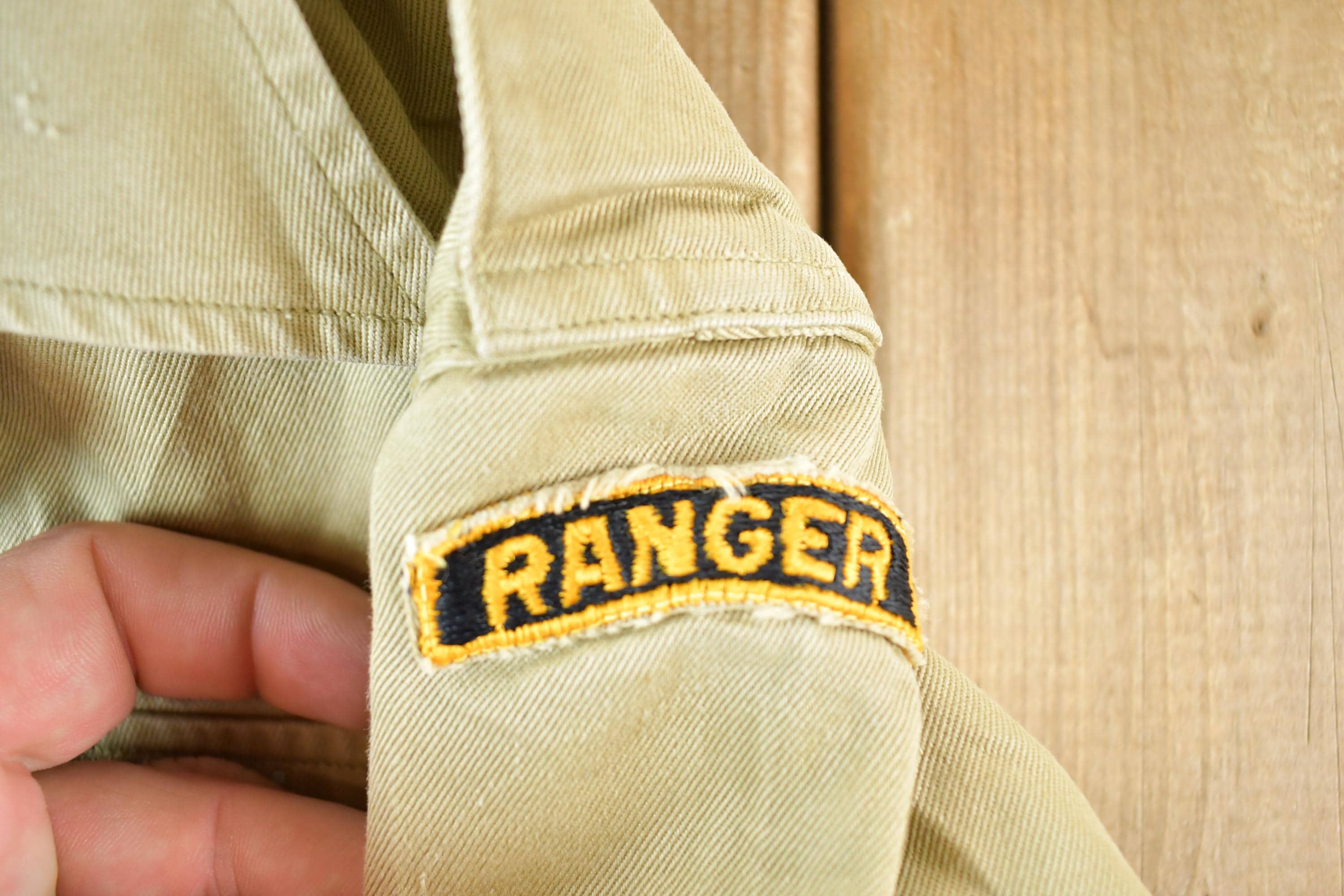 Vintage 1990s Boy Scouts Of America Ranger Button Up Shirt Men's M