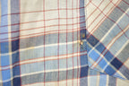 Vintage 1990s Sears Western Wear Plaid Button Up Western Shirt