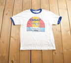 Vintage 1980s Chalice Worlds Oldest Airline Single Stitch Graphic T Shirt Made In USA