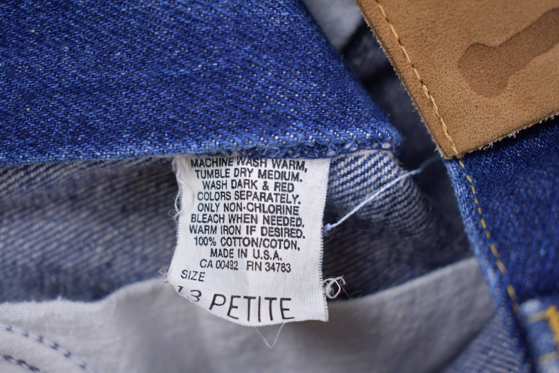 True Vintage 1970's Lee Jeans 32 x 29