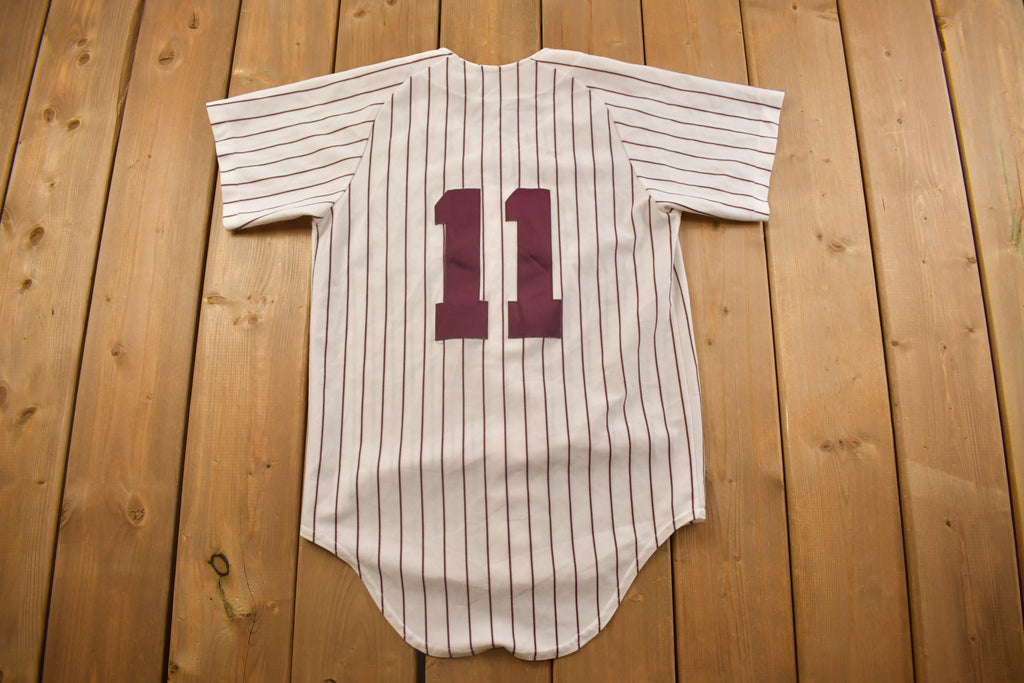 Vintage 1990s Okemos Highschool Baseball Jersey Made In USA