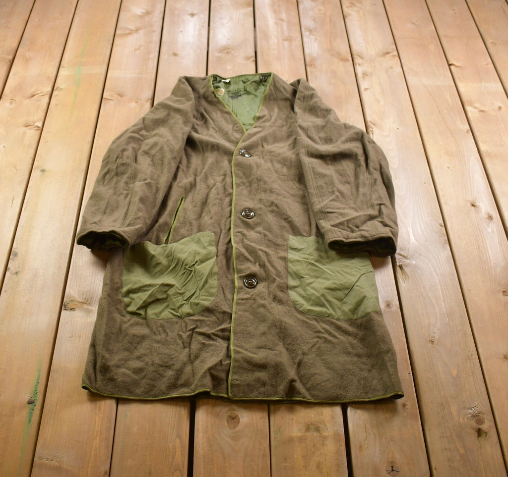 Vintage 1953 OG 107 Overcoat Military Liner