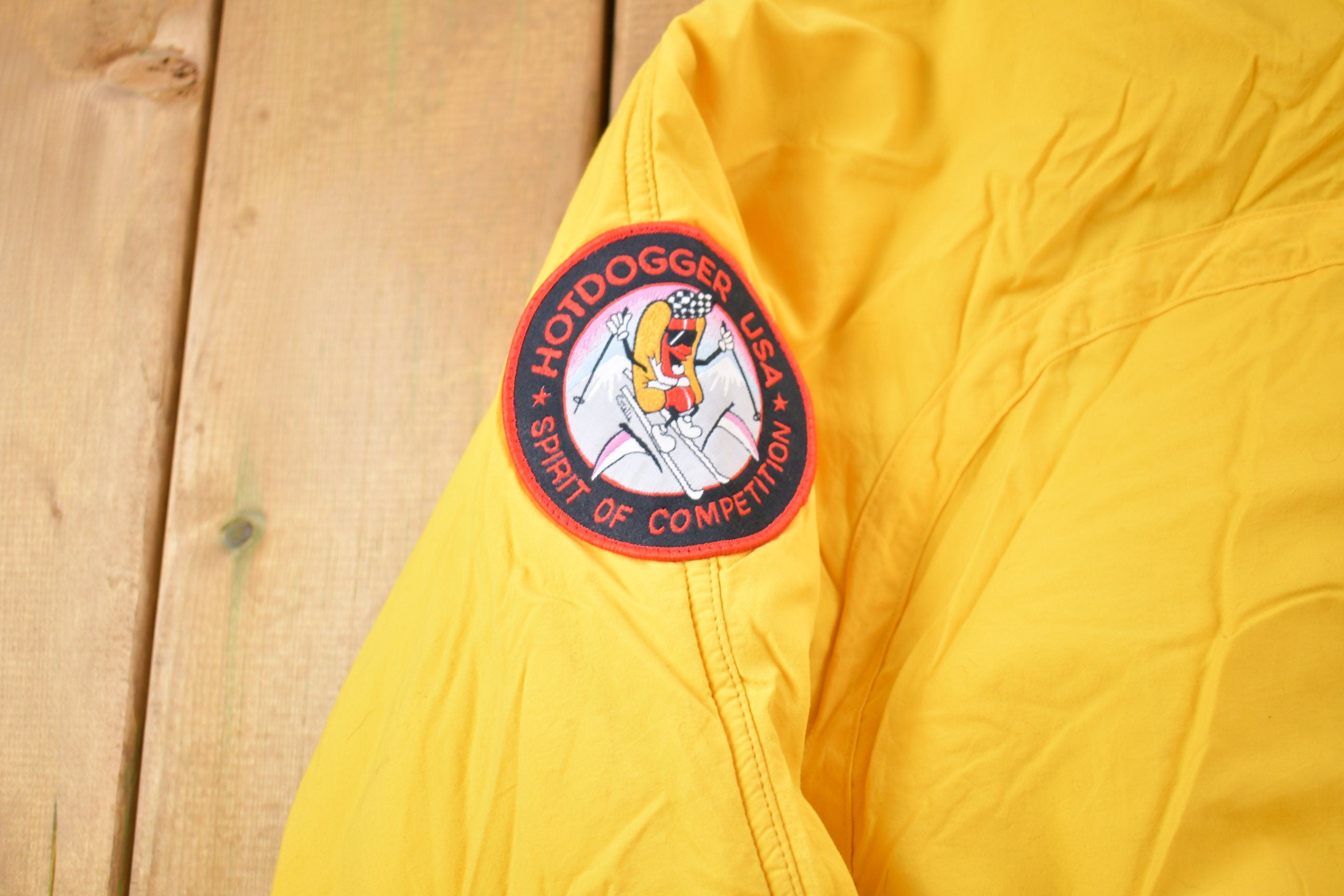Vintage 1990s Hotdogger Quarter Zip Puffer Jacket