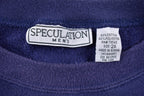 Vintage 1990s Speculation Blanks Blue Crewneck Sweatshirt