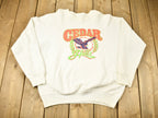 Vintage 1980s Cedar Hills School Raglan Crewneck Sweatshirt