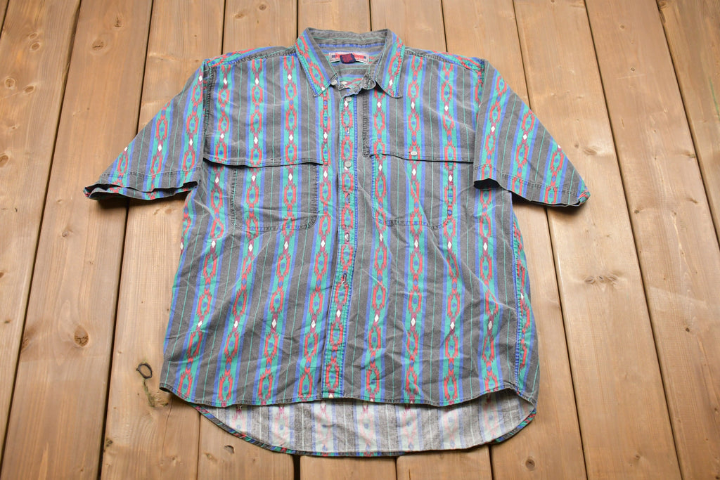 Vintage 1990s Duncan and Dugan Button Up T-Shirt