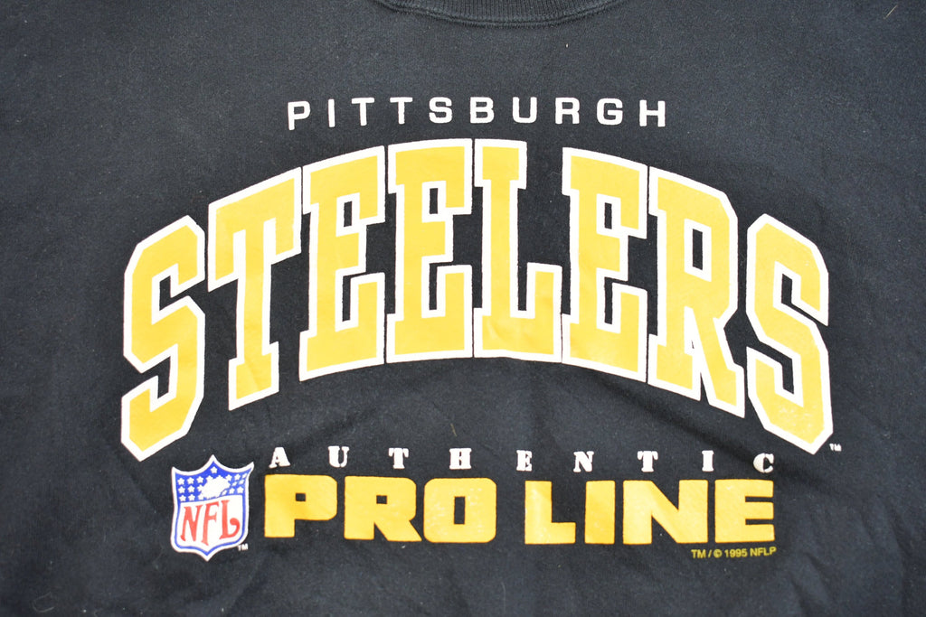 Vintage 1995 Pittsburgh Steelers NFL Russle Crewneck Sweater