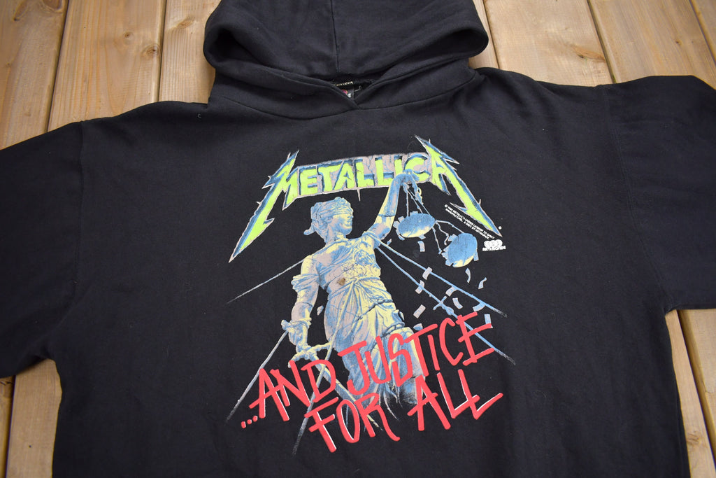 Vintage 1994 Metallica Hammer Of Justice Crushes You Hoodie