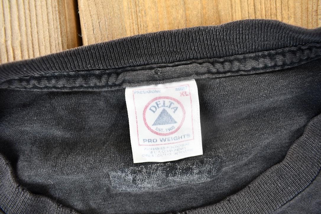 Vintage 1990s Charley Pride Music Tee / Size XL / American Singer / Sun Faded / 90s Tee