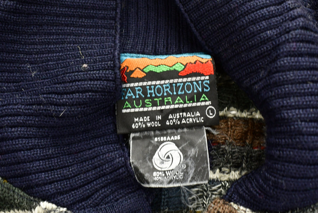Vintage 1990's Far Horizons Australia Wool Knit Sweater