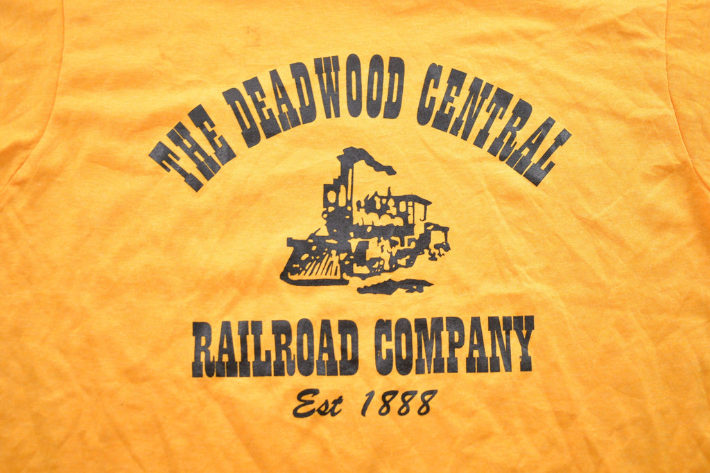 Vintage 1980s The Deadwood Central Railroad Company Graphic T-Shirt
