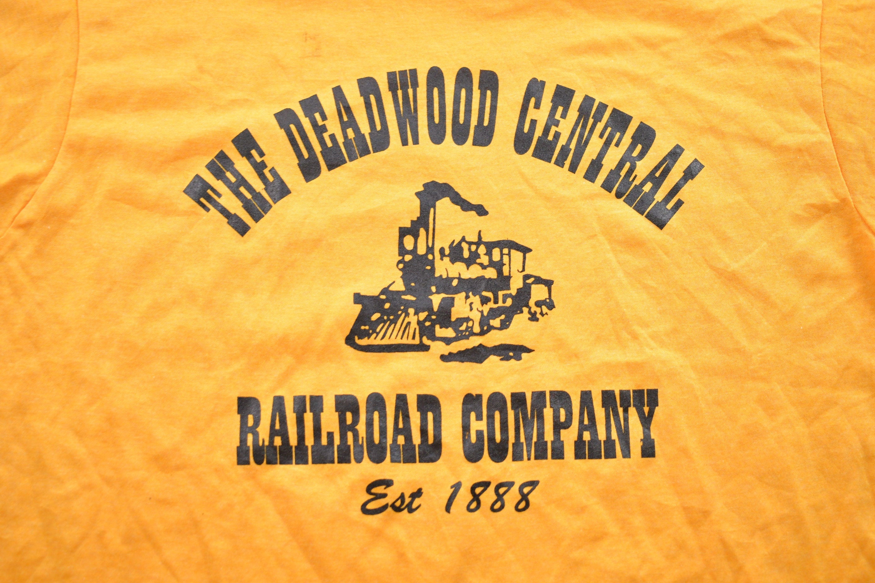 Vintage 1980s The Deadwood Central Railroad Company Graphic T-Shirt