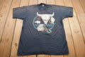 Vintage 1990s Screen Stars Indigenous Cow Skull Graphic T Shirt