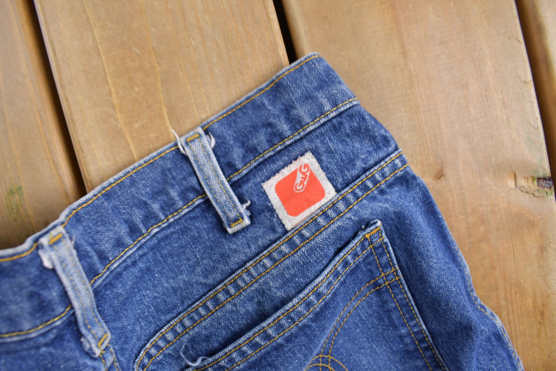 Vintage 1970s GWG Western Style Flare Jeans Size 32 x 32