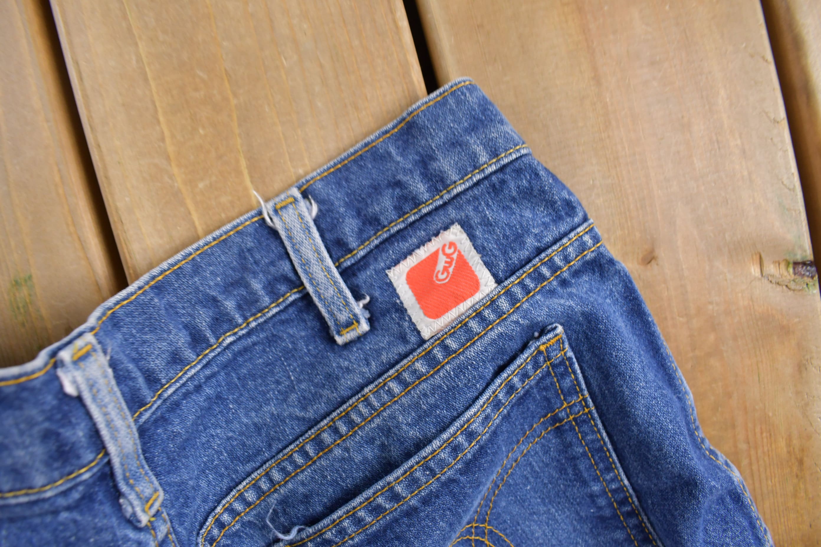 Vintage 1970s GWG Western Style Flare Jeans Size 32 x 32