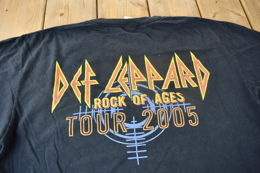 Vintage 2005 Def Leppard Rock Of Ages Tour T-shirt