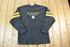 Vintage 1990s Pittsburgh Steelers NFL Crewneck Fleece Sweatshirt Mens L