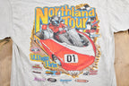 Vintage 1990s Northland Tour Racing Graphic T Shirt
