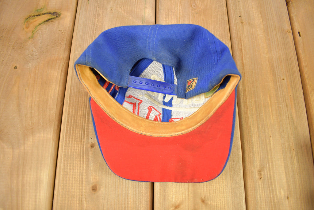 Vintage 1990s New York Giants NFL Big Logo Snap Back Hat