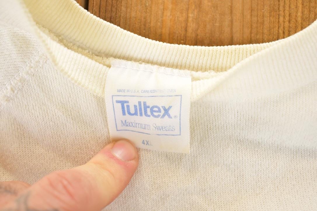 Vintage 1990s Cute Cartoon Kitty Love Crewneck Sweatshirt Men's 4X / Made In USA / 90s Cartoon Destination Sweater