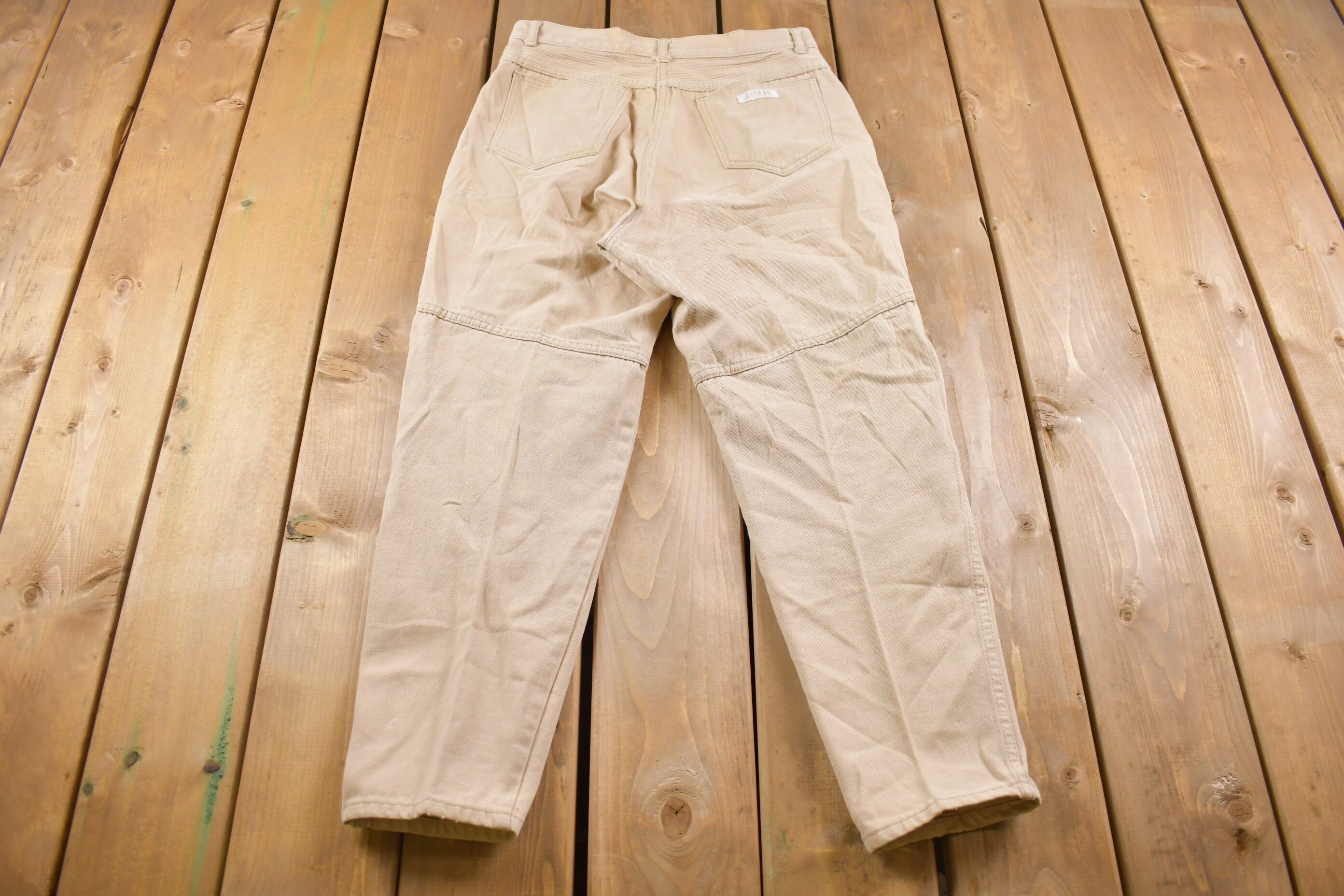 Vintage 1990's Gitano Beige Pants 30 x 26