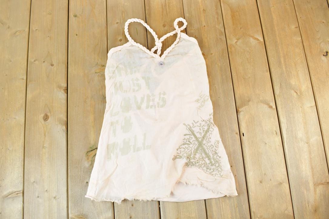 Women Vintage Vigoss Y2K Graphic Print Tank Top