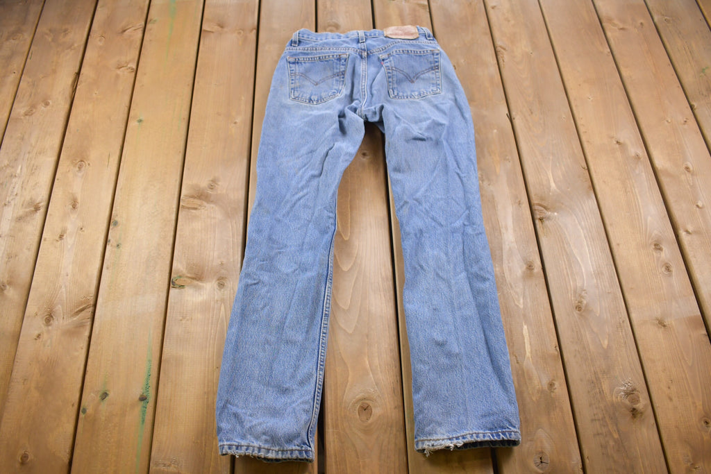 Vintage 1990s Levi's 505 Red Tab Blue Jeans Size 26 x 29