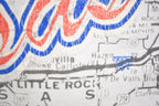 Vintage 1990s Arkansas All Over Print T-Shirt