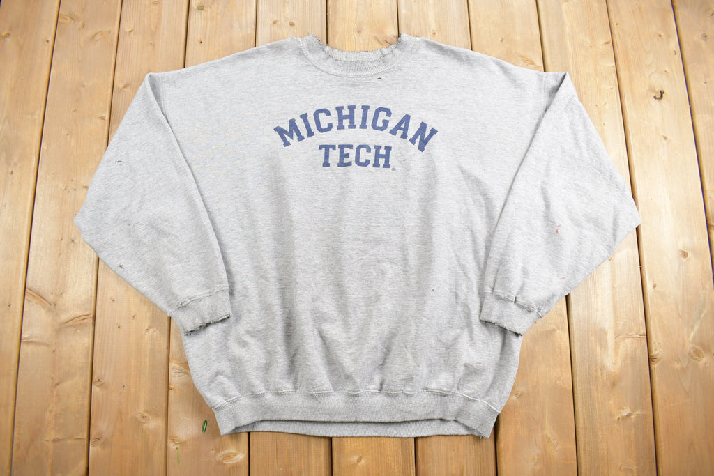 Vintage 1990s Michigan Tech Collegiate Crewneck