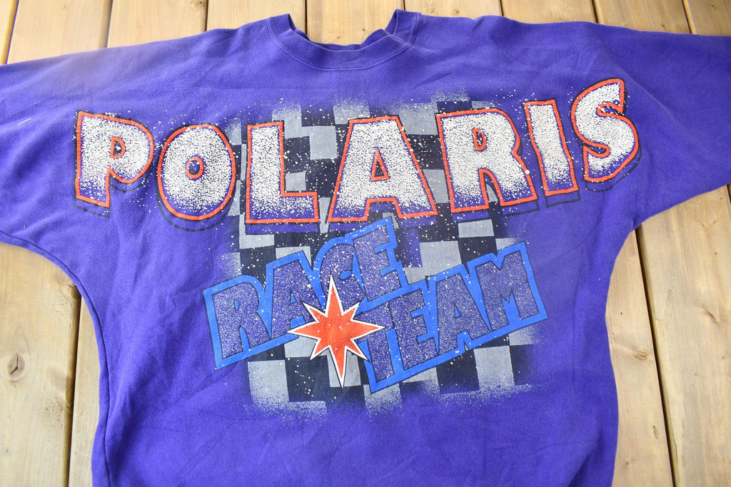 Vintage 1990s Polaris Race Team Crewneck Sweatshirt