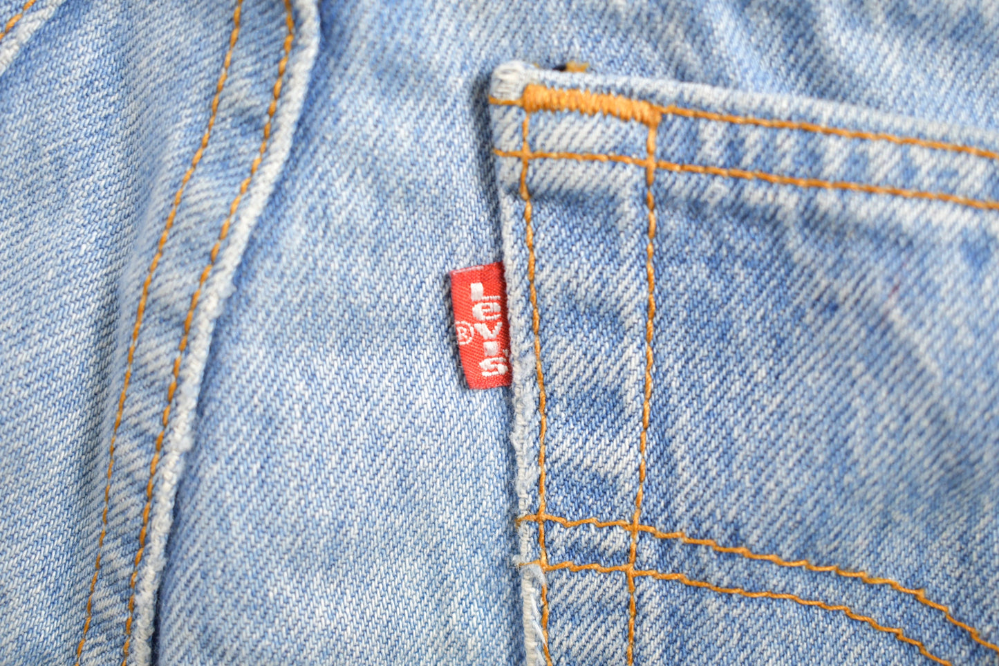 Vintage 1980s Levi's Red Tab Denim Jeans Size 28 x 29 / Light Wash / Vintage Denim / Made In USA / 80s Levi's