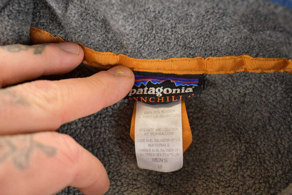 Vintage 1990s Patagonia Synchilla Fleece Outdoorsman Sweater Vest Mens M