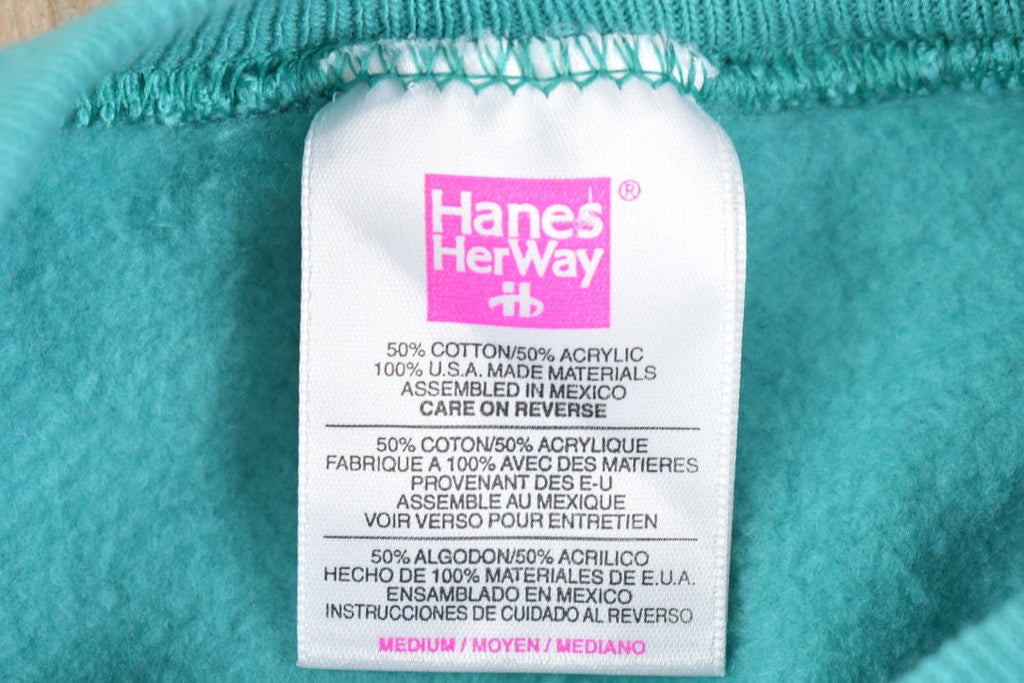 Vintage 1990s Hanes Her Way Raglan Crewneck Sweatshirt