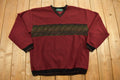 Vintage 1990s Tundra Canada V Neck Knitted Sweater