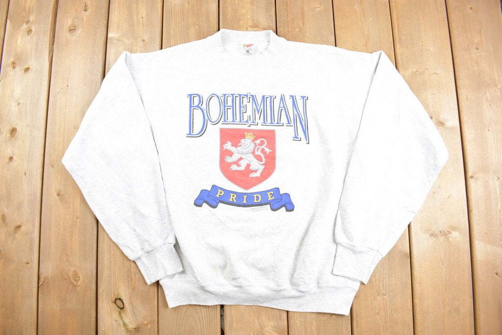 Vintage 1990s Bohemian Pride Crewneck Sweatshirt 90s Crewneck