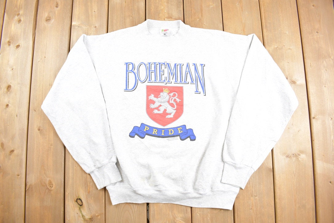 Vintage 1990s Bohemian Pride Crewneck Sweatshirt 90s Crewneck