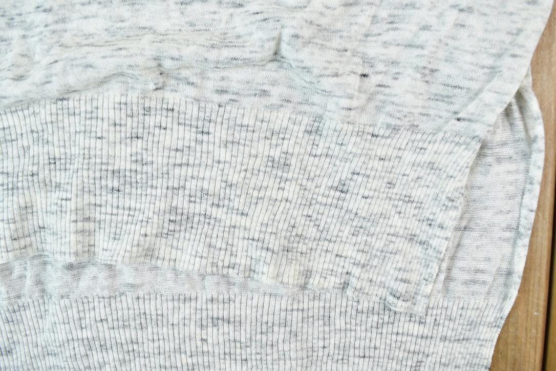 Women Vintage Vigoss Y2K Light Sweater / Vigoss Grunge Skull Print / Contrast Stitch / Internet Famous Clothing / Over Dyed