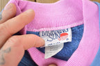 Vintage 1990s Hang Out Kitty Double Collar Morning Sun Souvenir Crewneck Sweatshirt Made In USA