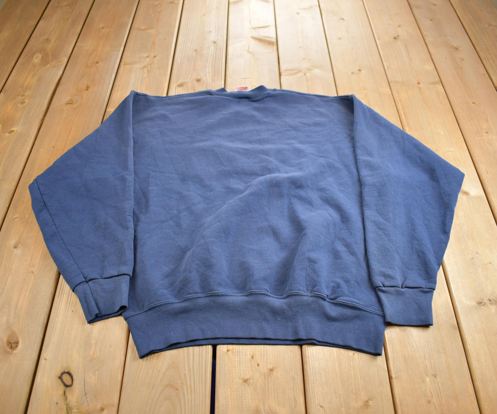 Vintage 1990s Nebraska Embroidered Souvenir Travel Crewneck Sweatshirt Made In USA