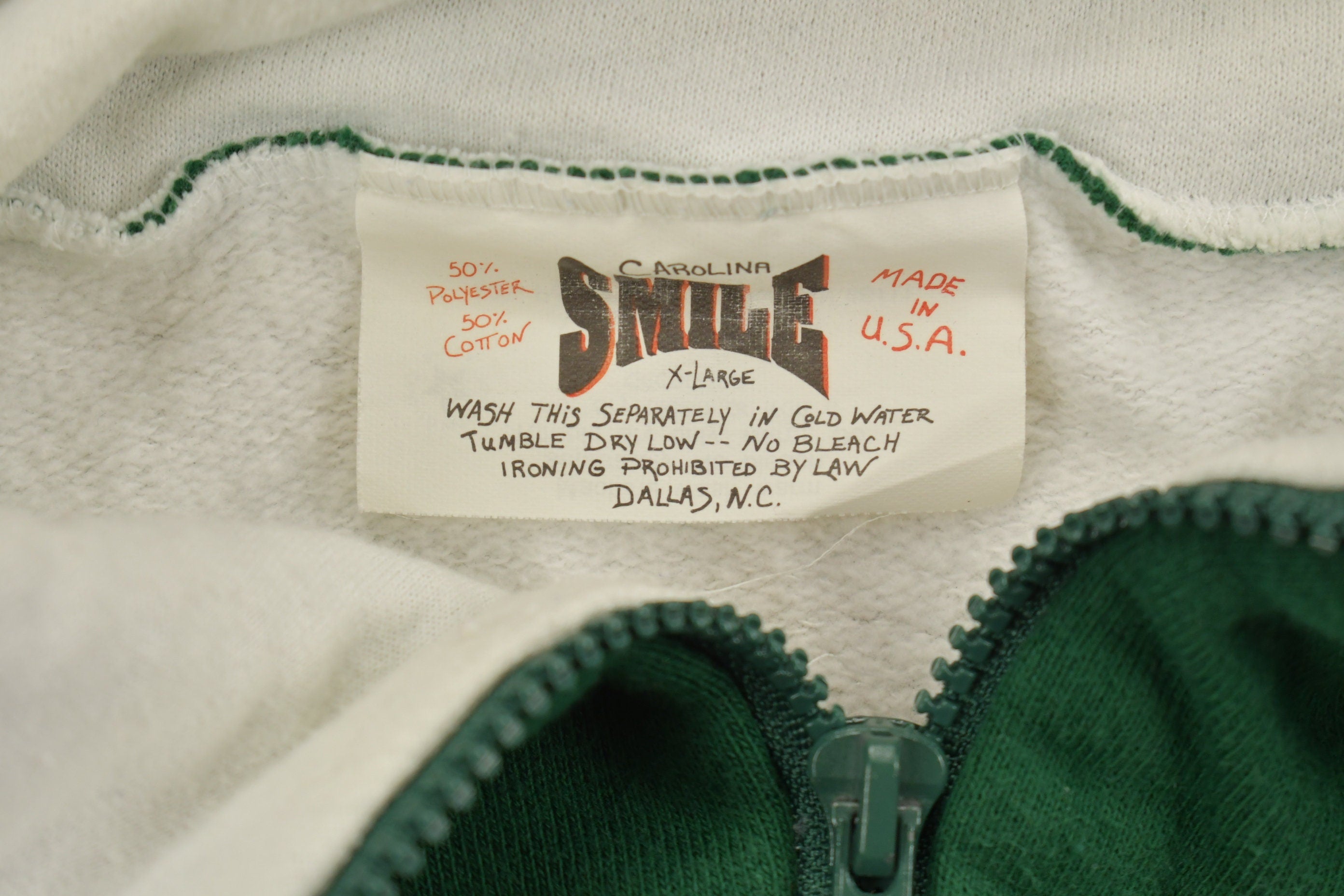 Vintage 1990s Key West Embroidered Quarter Zip Sweatshirt