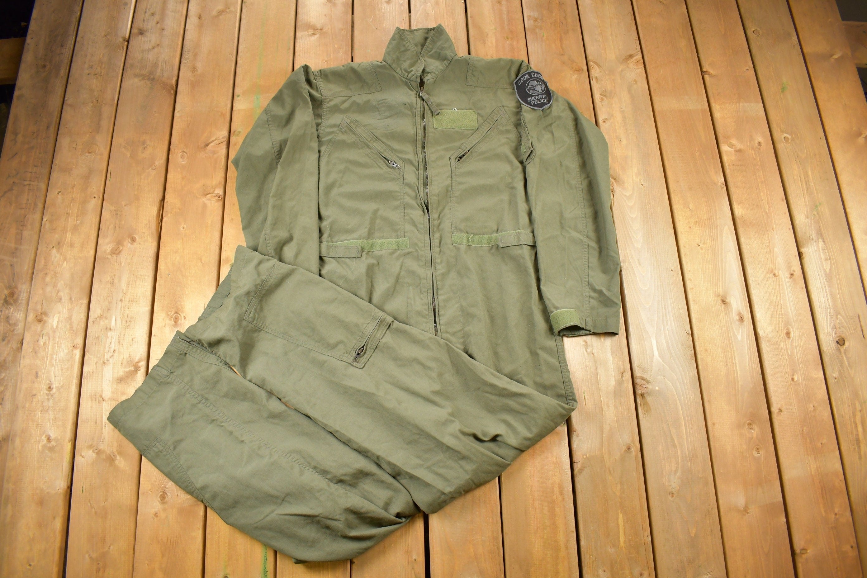 Vintage 1999 Military Flyers Coveralls Jumpsuit Size 44 L