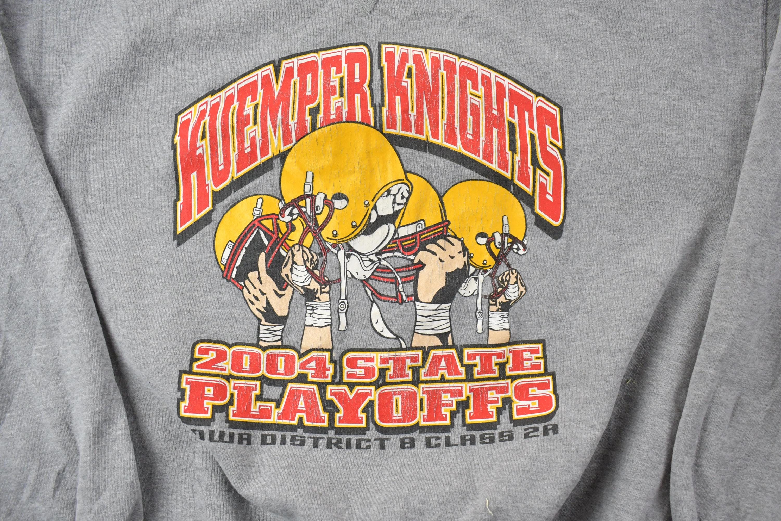 Vintage 2004 Russell Kuemper Knights State Playoffs University Collegiate Crewneck