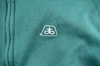Vintage 1990s King Louie Emerald Green Blank Zip Up Hoodie