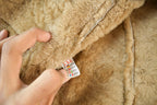 Vintage 1980s Fibok Shearling Fur Coat Vest Women's L